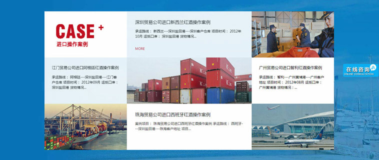 象誠進(jìn)出口品牌網(wǎng)站建設案例